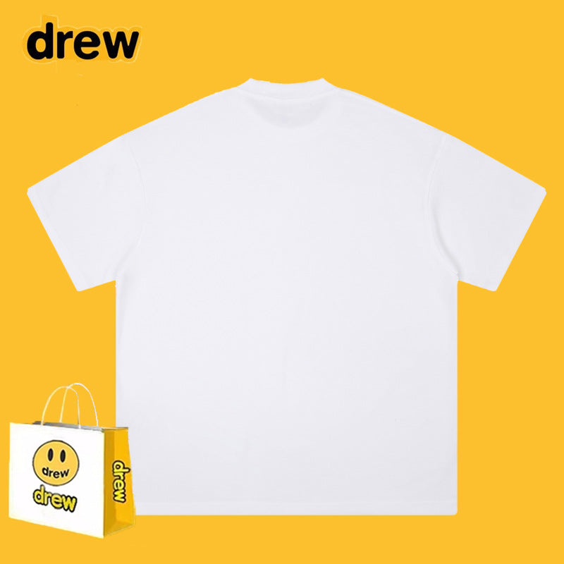 Drew T-shirts Heavy T-shirt High Street Loose Short Sleeve
